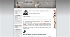 Desktop Screenshot of hafri.de