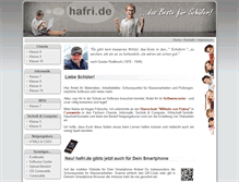 Tablet Screenshot of hafri.de